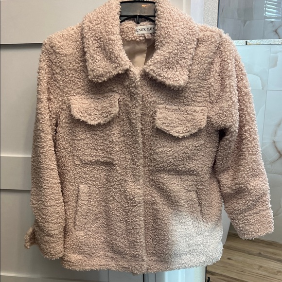 Knox Rose Jackets & Blazers - Knox Rose Women's Teddy Jacket